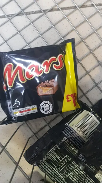 Mars 3 bars, front of pack