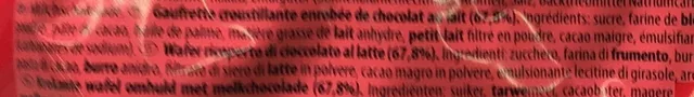 KitKat Mini 200 g, ingredients of pack