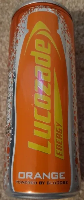 Lucozade Energy Orange 250 ml, front of pack