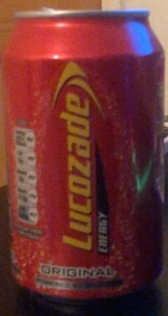 Lucozade Energy Original 330 ml, front of pack