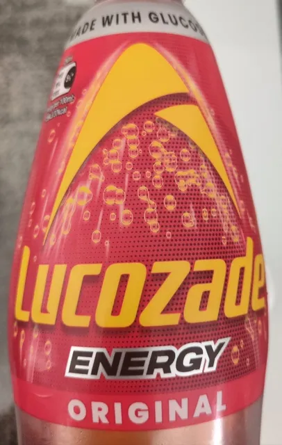 Lucozade Energy Original 900 ml, front of pack