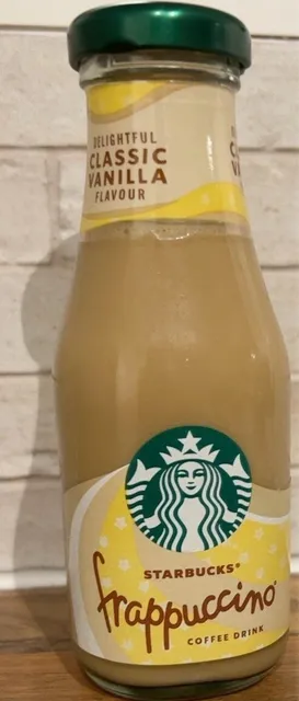 Starbucks Frappuccino Classic Vanilla Coffee Drink 250 ml, front of pack