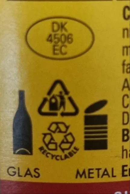 Cocio Classic Chocolate Milk 400 ml, back of pack