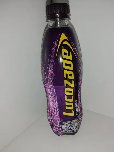 Lucozade Energy Blackcurrant 360 ml, front of pack