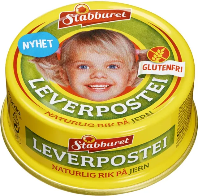 Stabburet Leverpostei Glutenfri 100 g, front of pack