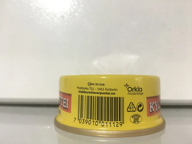 Stabburet Kyllingpostei 100 g, back of pack