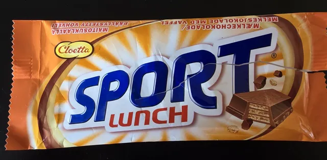 Sportlunch 80 g, front of pack