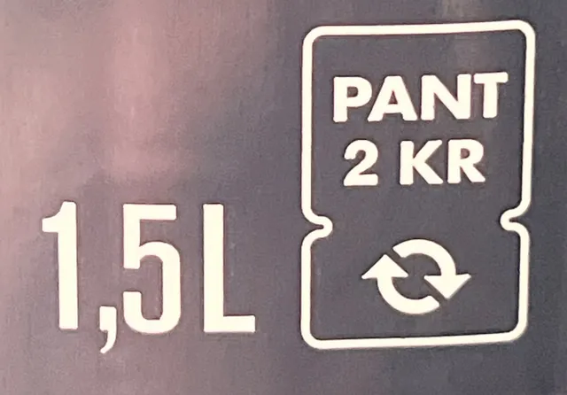 Pepsi Max 1,5 l, back of pack