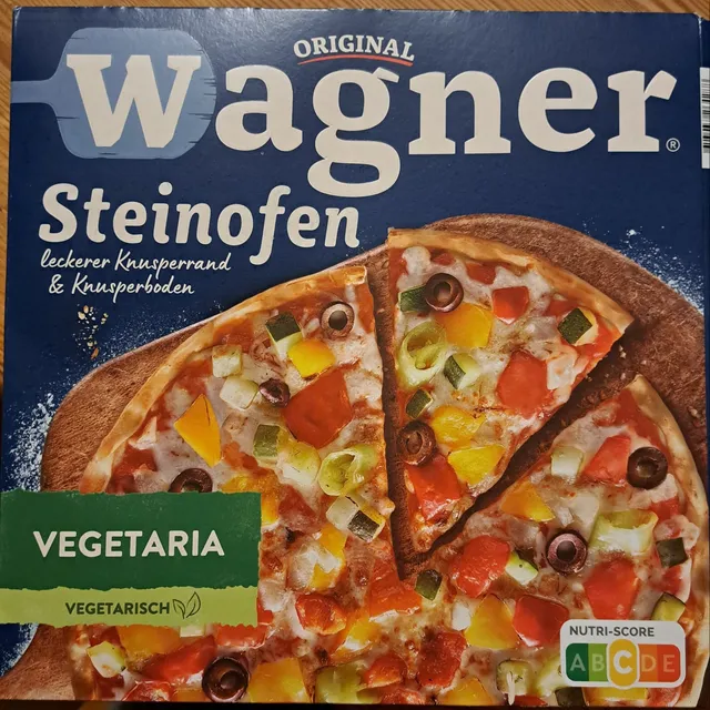 Original Wagner Steinofen Pizza Vegetaria 380 g, front of pack