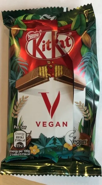 KitKat 4 Finger Vegan 41.5 g, front of pack