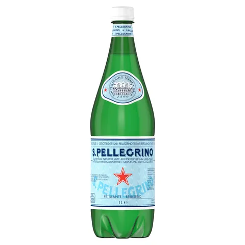 S.Pellegrino Sparkling Natural Mineral Water 1 L PET bottle