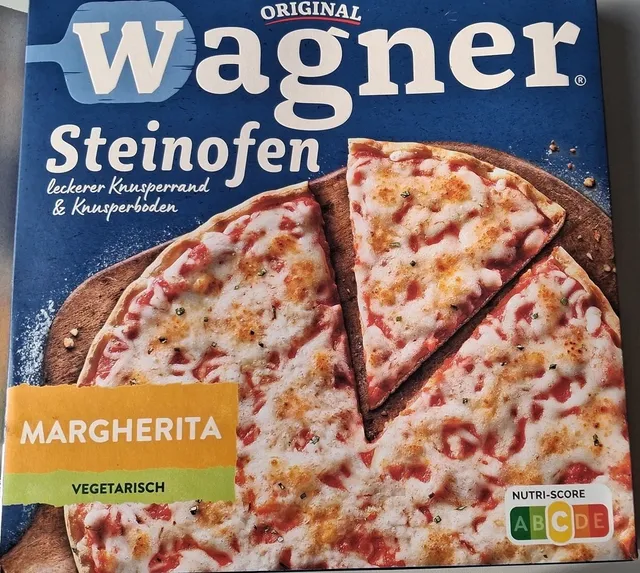 Original Wagner Steinofen Pizza Margherita 300 g, front of pack