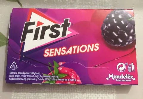 First Sensations Ahududu & Karadut Aromalı 27 g