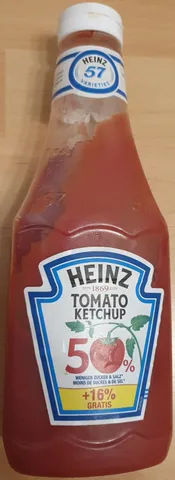 Heinz Tomato Ketchup 50% Less Sugar & Salt 875 ml