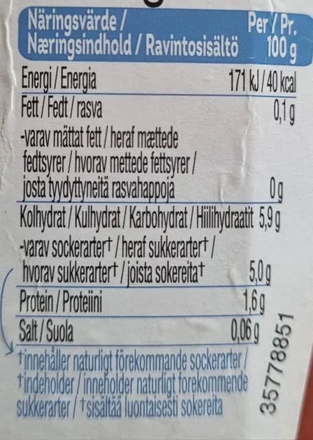 Heinz Tomato Ketchup Zero No Added Sugar & Salt 425 g, nutrition of pack