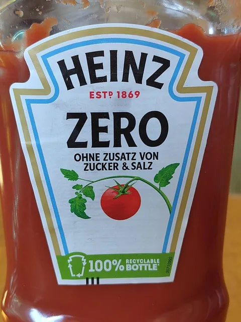 Heinz Tomato Ketchup Zero 610 g, front of pack