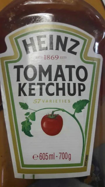 Heinz Tomato Ketchup 605 ml, front of pack