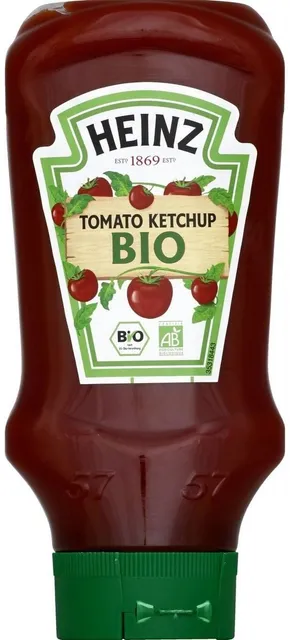 Heinz Tomato Ketchup Bio 580 g, front of pack
