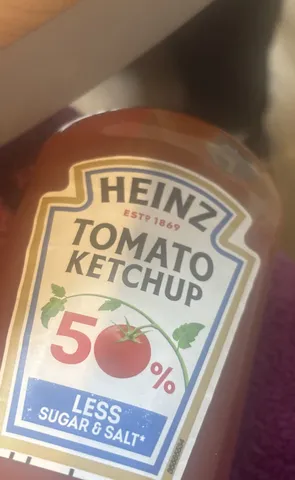 Heinz Tomato Ketchup 50% Less Sugar & Salt 665 g