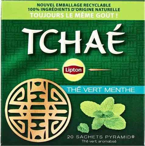 Lipton Tchaé Menthe Lipton Tchaé Thé Vert Menthe 40 g