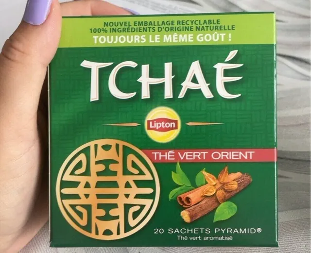 Lipton Tchaé Thé Vert Orient 35 g, front of pack