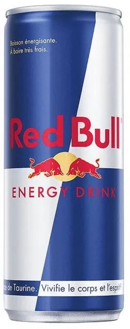 Red Bull Energy Drink (French label) 250 ml, front of pack