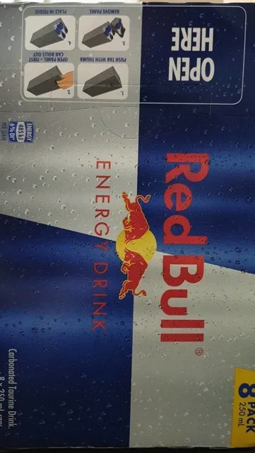 Red Bull Energy Drink 8 x 250 ml, front of pack