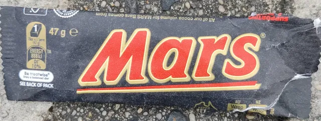 Mars 47 g, front of pack