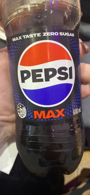 Pepsi Max 600 mL, front of pack