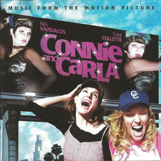 Connie and Carla – Music From The Motion Picture (Epic CD, Australia), front of pack